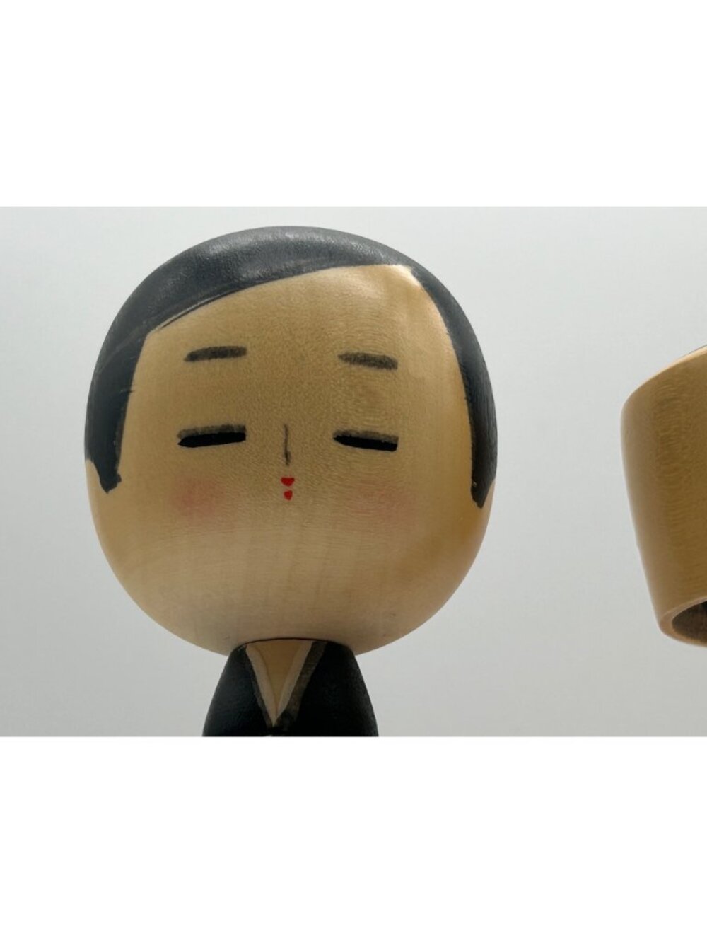 Vintage Hajime Miyashita Creative Sosaku Kokeshi Doll Wedding Set Bride Groom - Picture 14 of 16